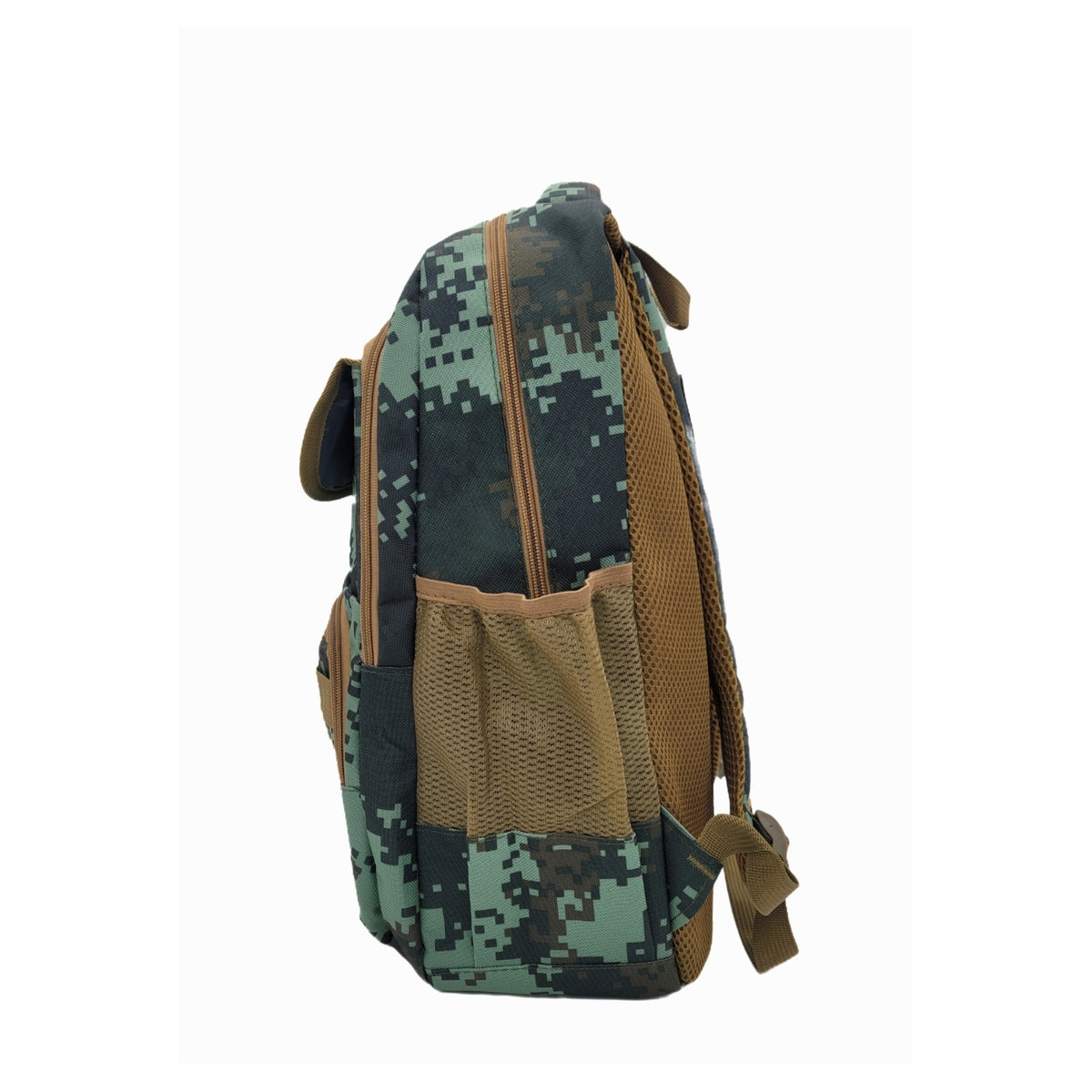 D-357 Pixel Grids Camouflage Travel Backpack - Pink
