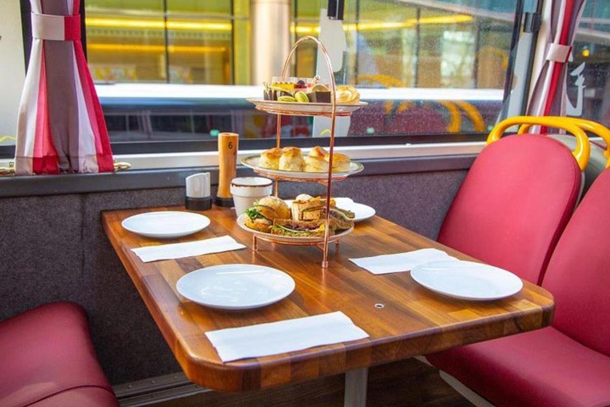 English Afternoon Tea Bus & Panoramic Tour of London- Lower Deck