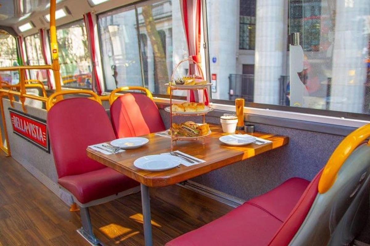 English Afternoon Tea Bus & Panoramic Tour of London- Lower Deck