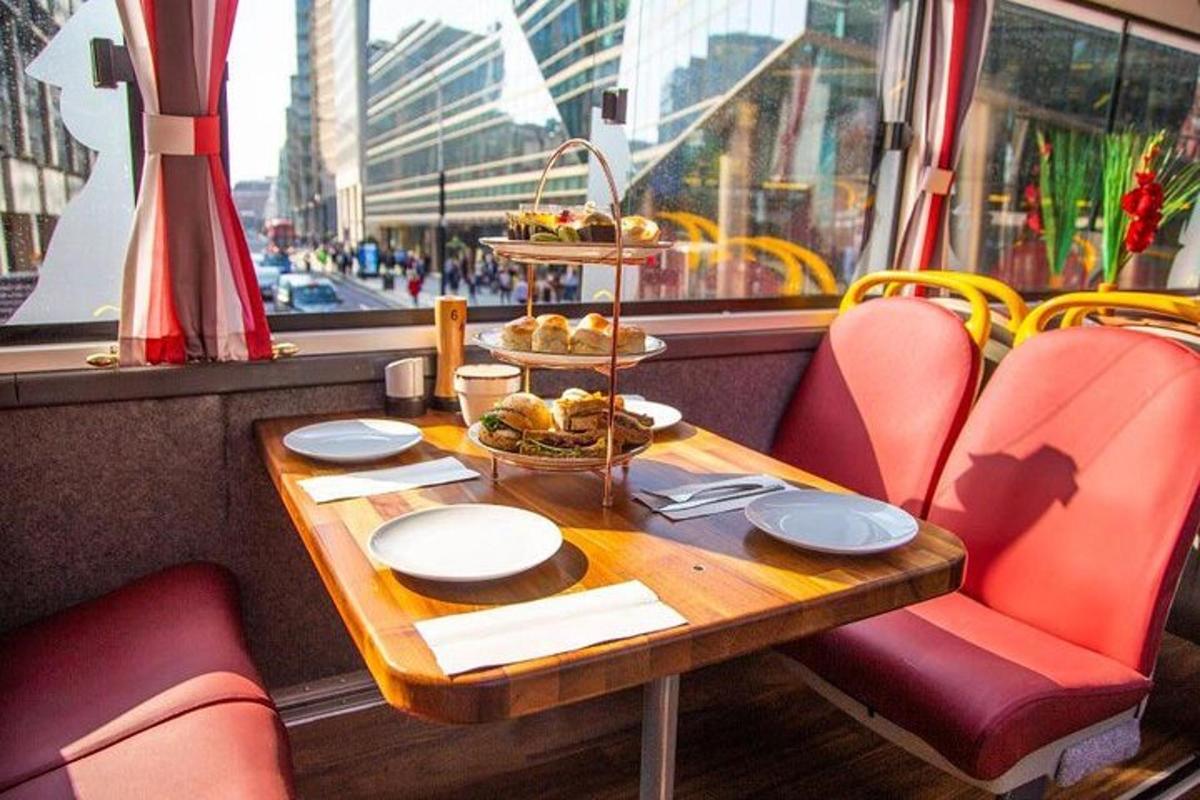 English Afternoon Tea Bus & Panoramic Tour of London- Lower Deck