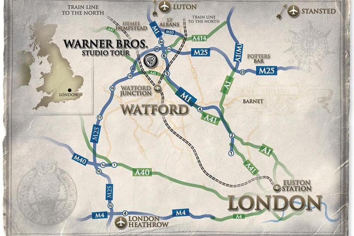 Warner Bros. Studio London, Harry Potter Tour
