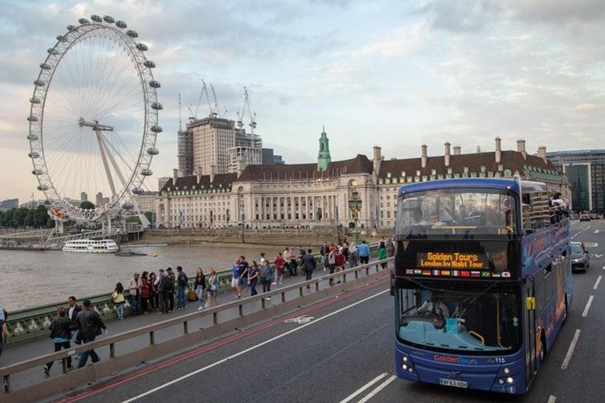 Open-top Bus Tour by Night