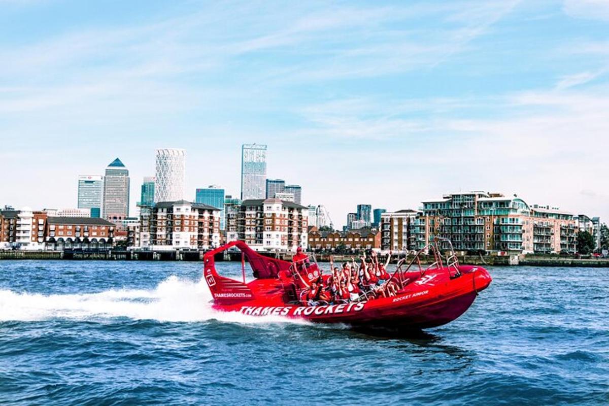 High-speed Thames River Speedboat Cruise in London