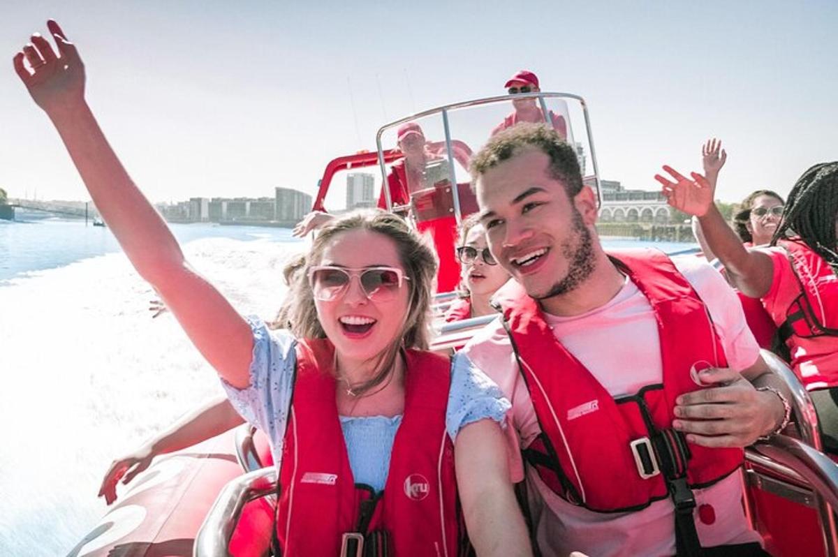High-speed Thames River Speedboat Cruise in London