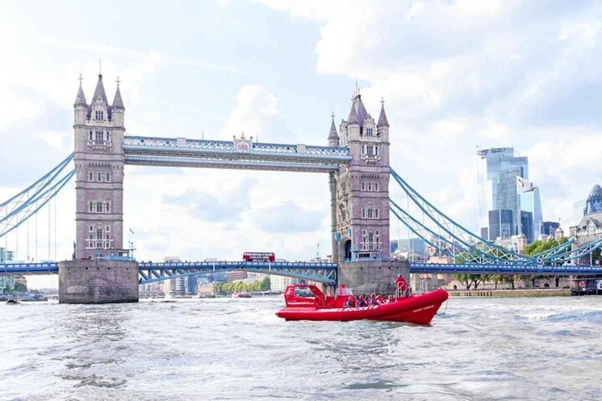 High-speed Thames River Speedboat Cruise in London