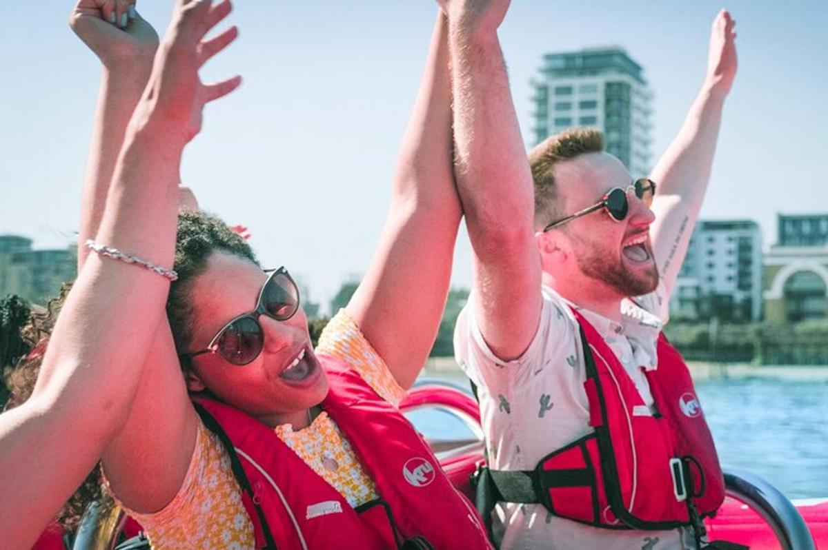High-speed Thames River Speedboat Cruise in London