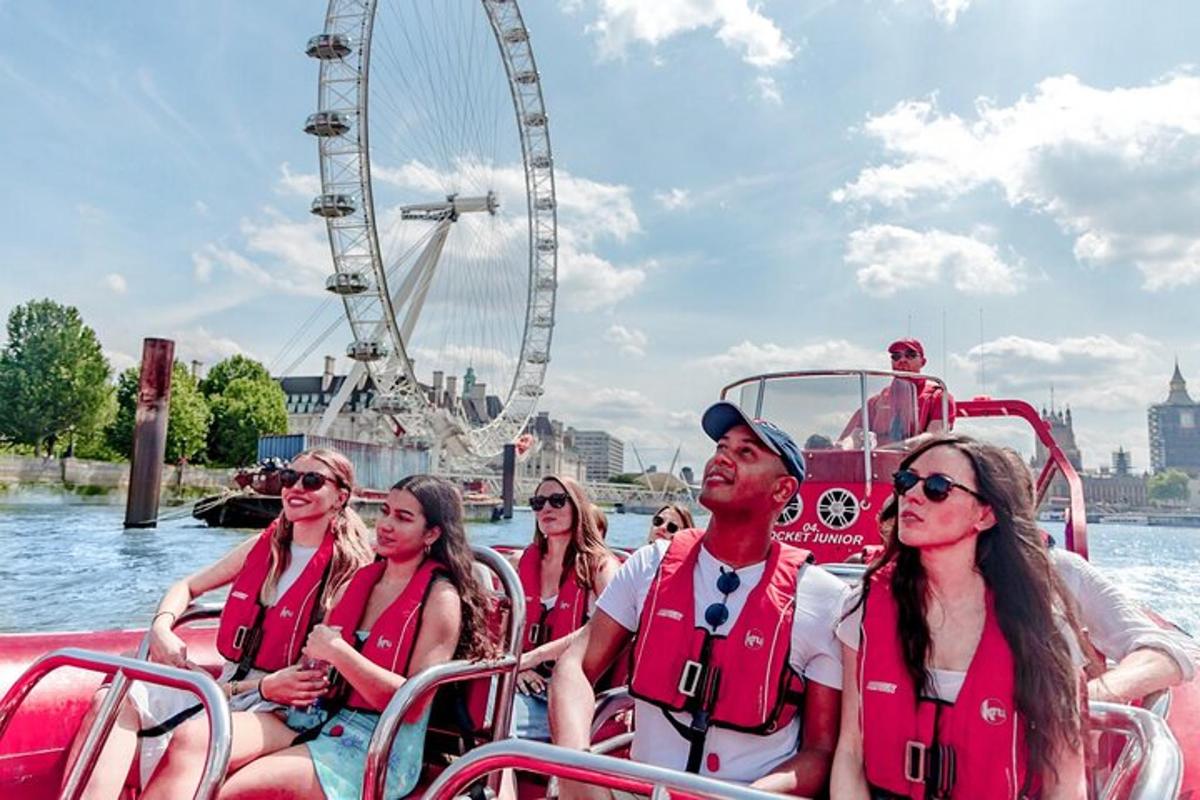 High-speed Thames River Speedboat Cruise in London