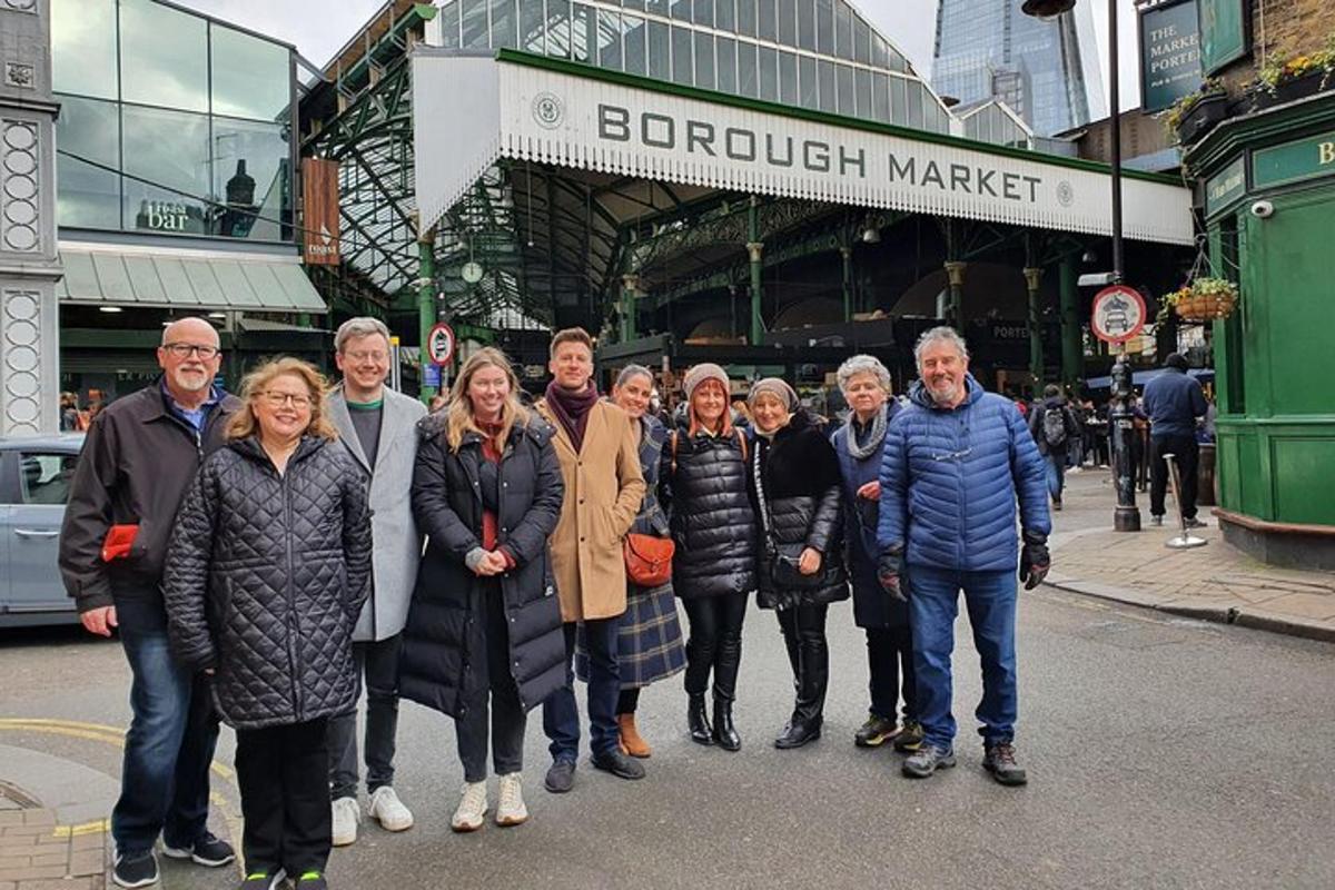 Food & drink walking tour in South East London. Bermondsey - Borough Market.