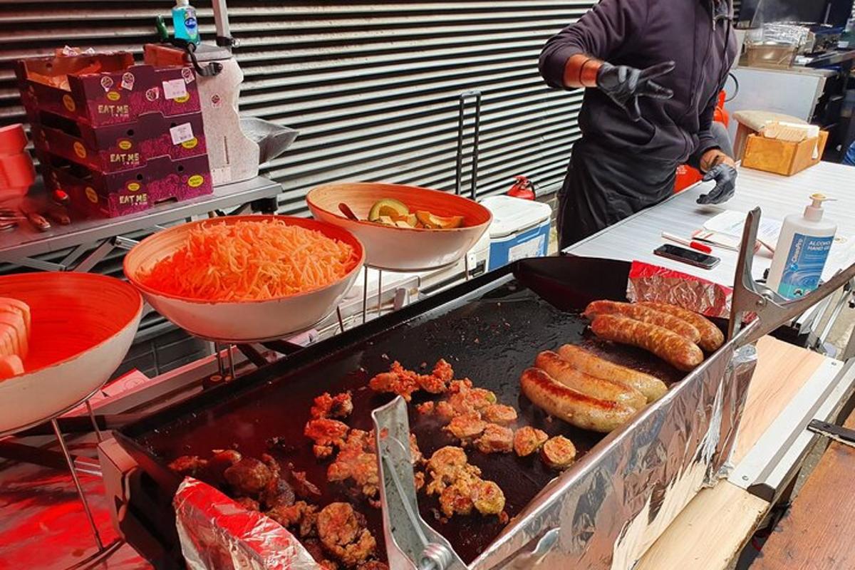 Food & drink walking tour in South East London. Bermondsey - Borough Market.