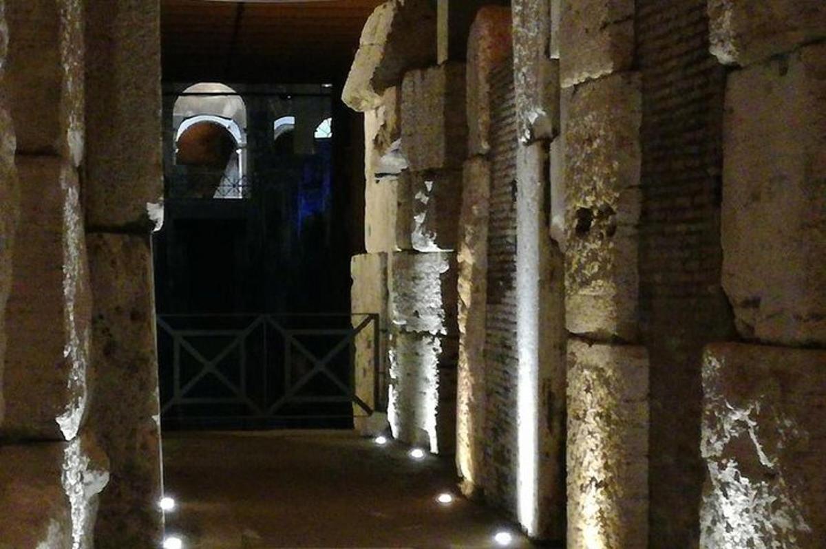 Colosseum by night with Underground Access, Arena Floor (Skip the Line)
