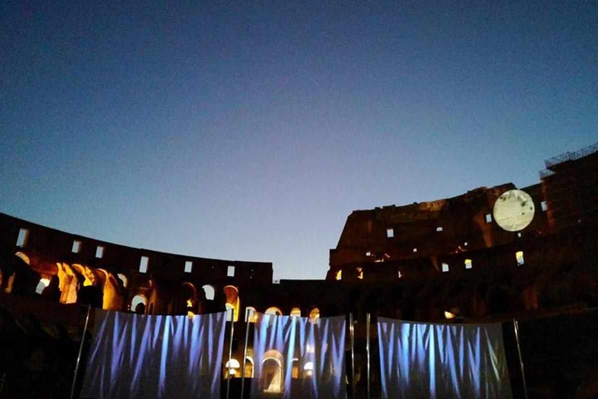 Colosseum by night with Underground Access, Arena Floor (Skip the Line)