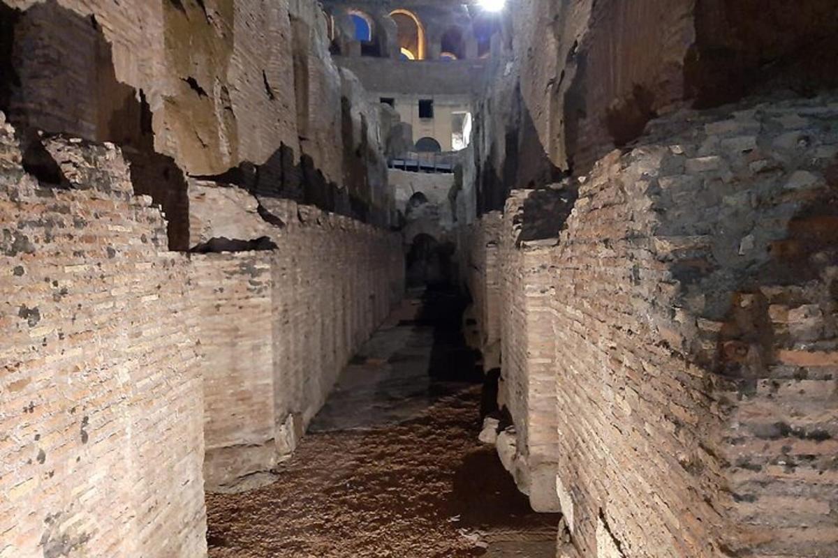 Colosseum by night with Underground Access, Arena Floor (Skip the Line)