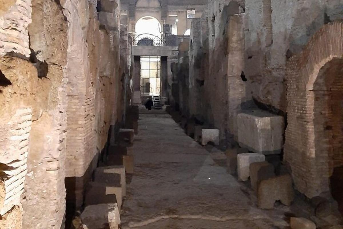 Colosseum by night with Underground Access, Arena Floor (Skip the Line)