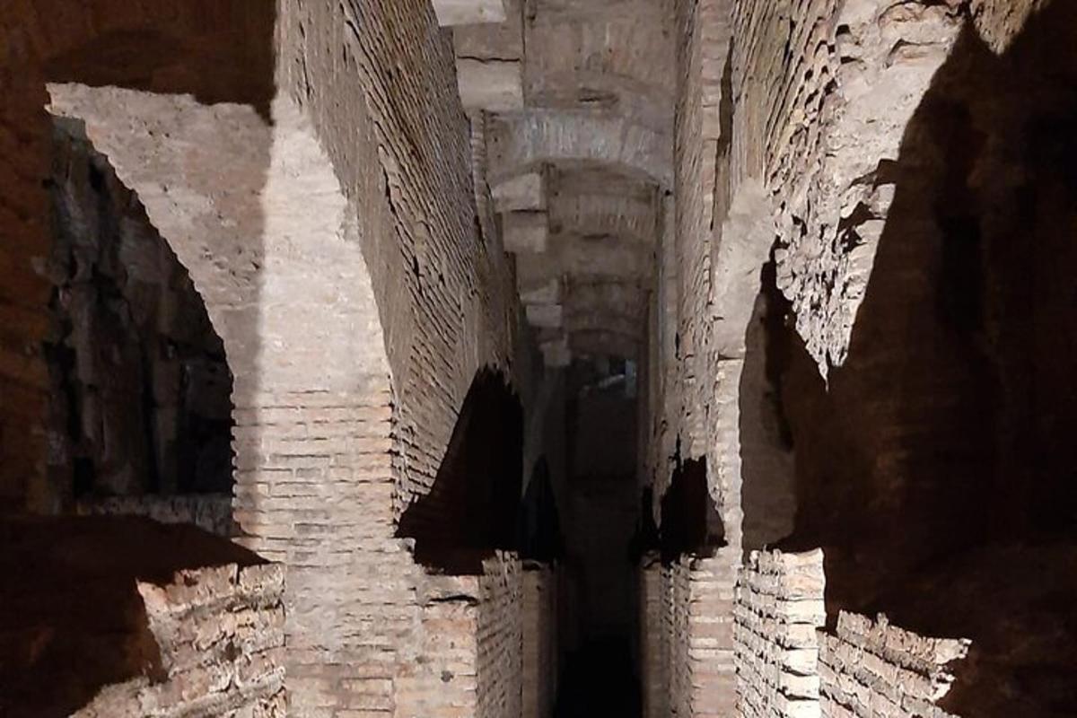 Colosseum by night with Underground Access, Arena Floor (Skip the Line)