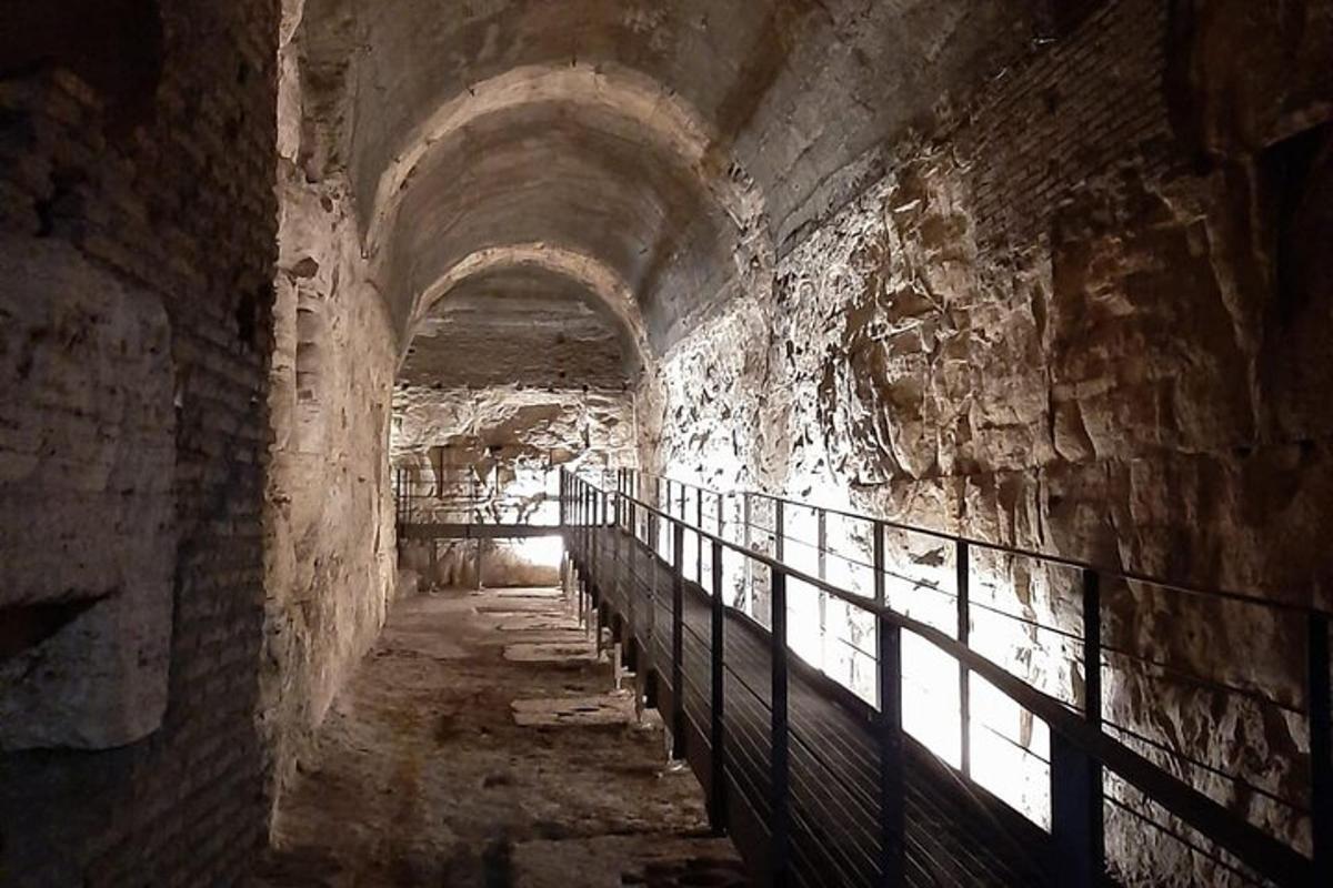 Colosseum by night with Underground Access, Arena Floor (Skip the Line)