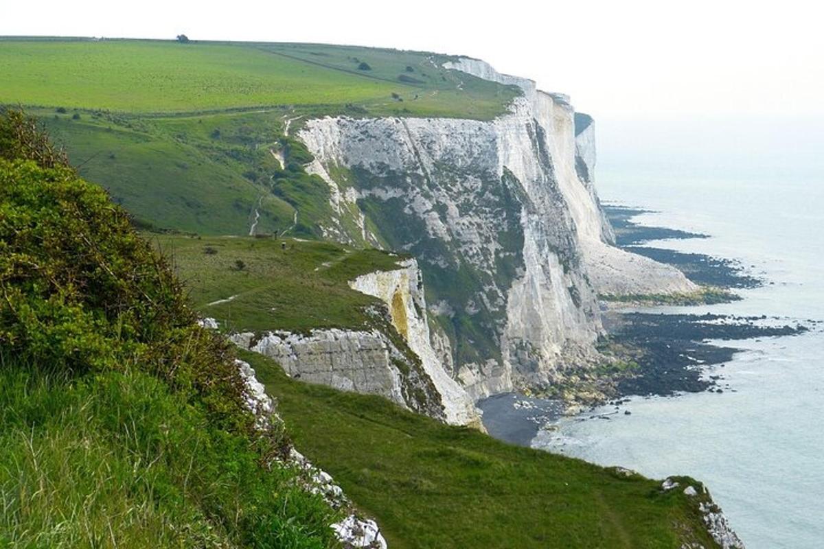 White Cliffs of Dover and Canterbury Cathedral