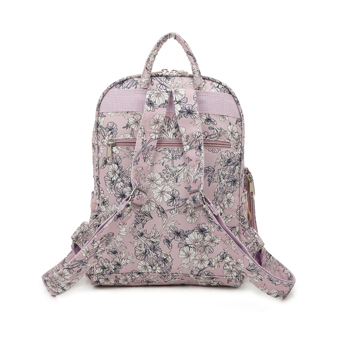 D-306 Backpack with Pockets - Spring Flowers
