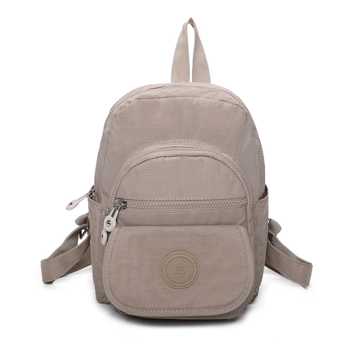 D061 Small Multiple Zip Backpack