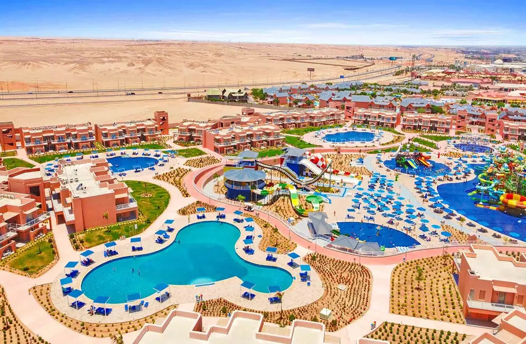 7 nights Hurghada all inclusive(Pickalbatros Water Valley Resort - Neverland Hurghada  )flights included