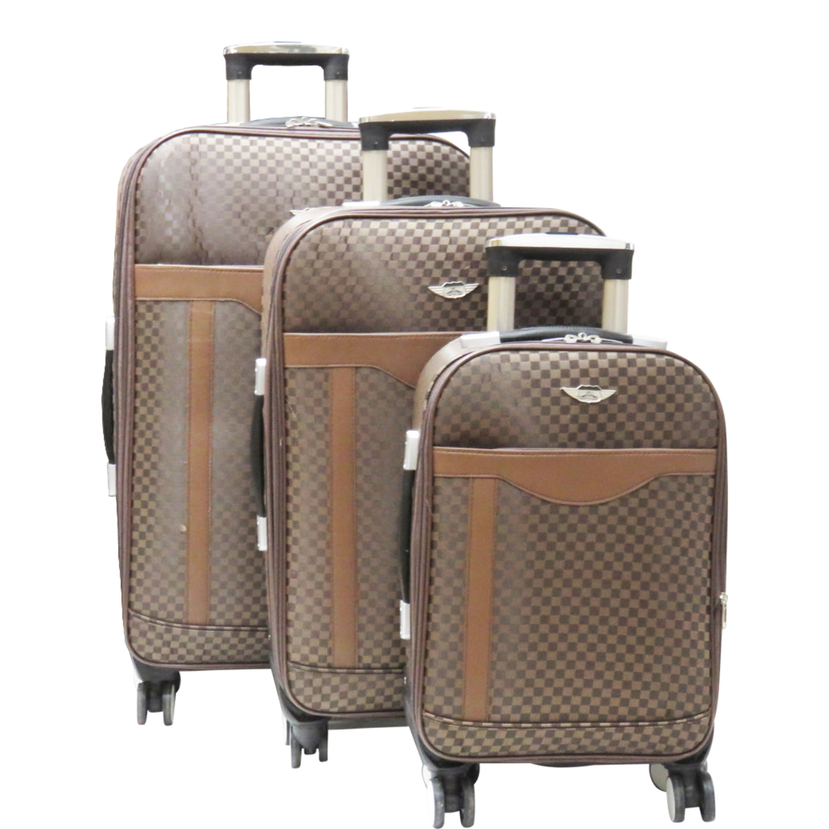 HD1561 3pcs Patterned Travel Luggage Set