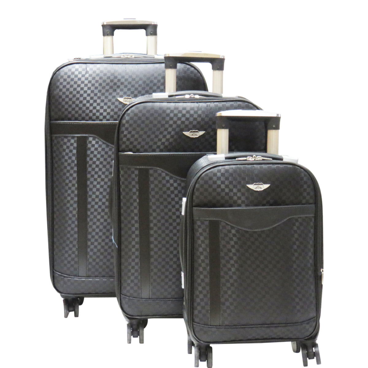 HD1561 3pcs Patterned Travel Luggage Set