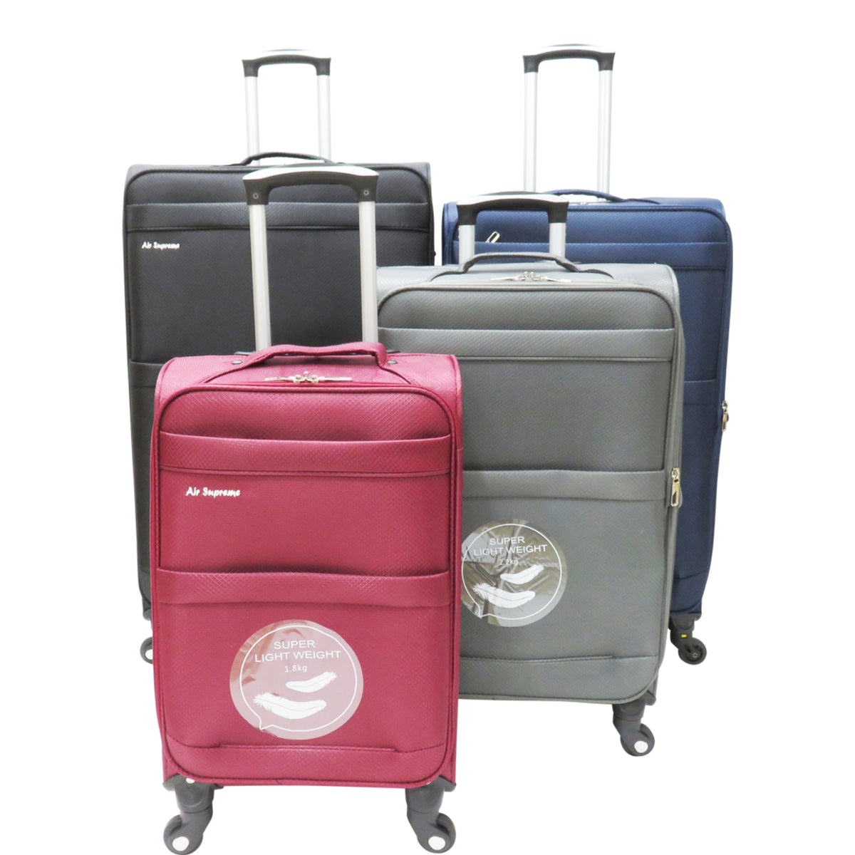 D388 4pcs Super Lightweight Travel Luggage Set