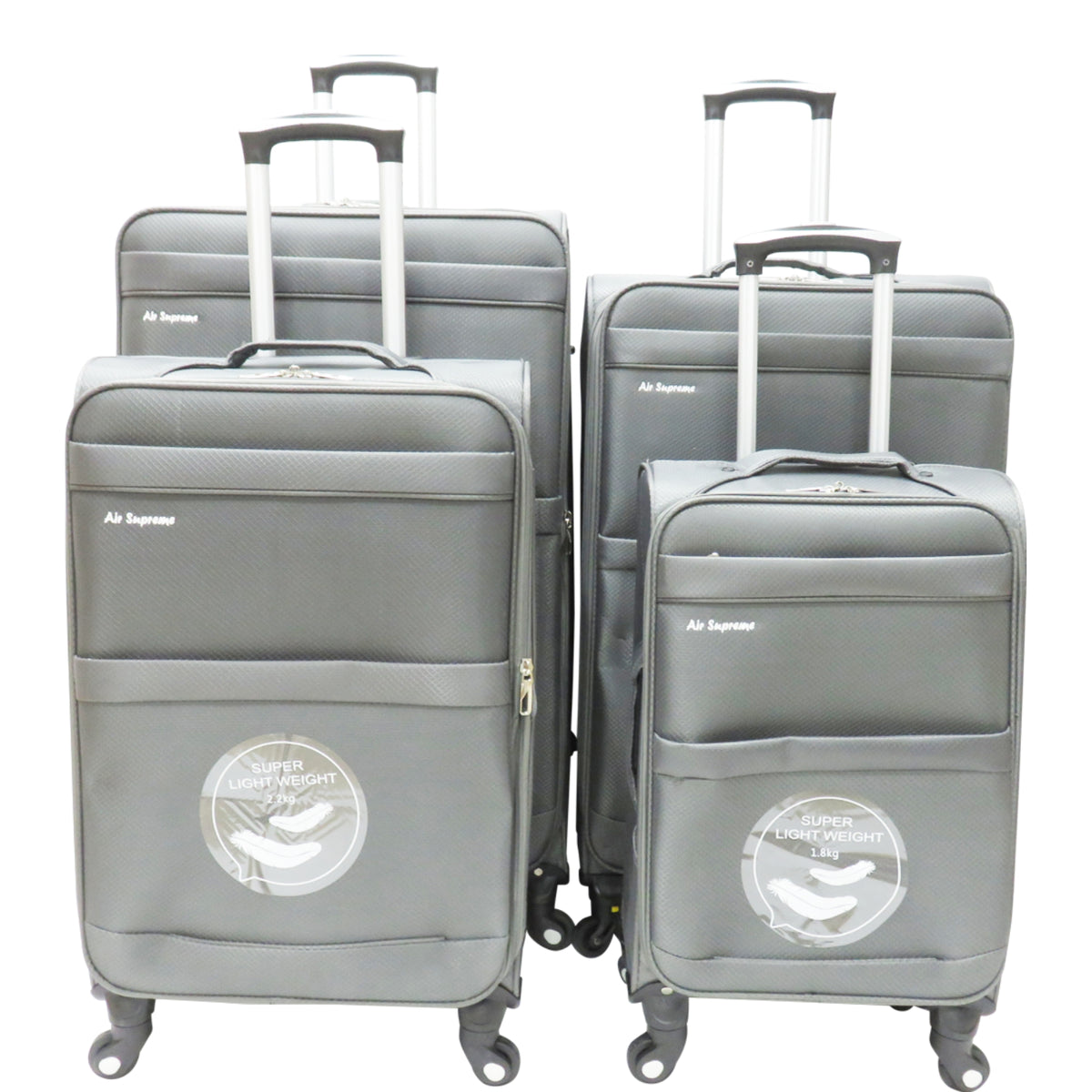 D388 4pcs Super Lightweight Travel Luggage Set