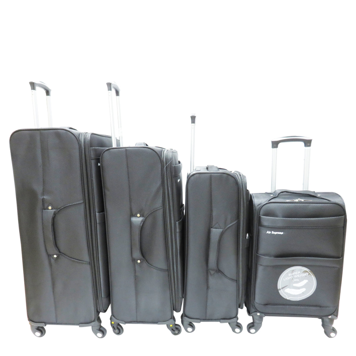 D388 4pcs Super Lightweight Travel Luggage Set