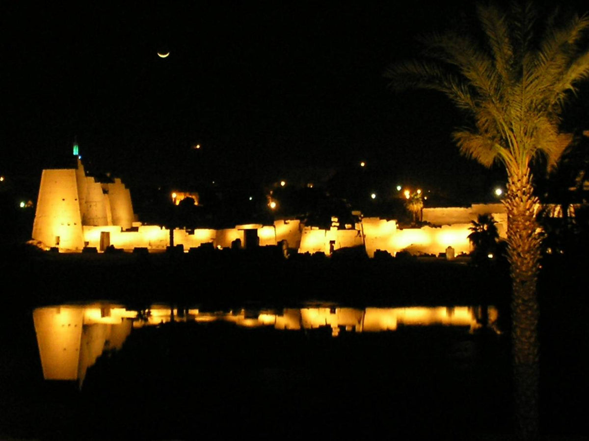 Sound and Light show at Karnak Temple in Luxor