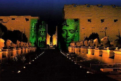 Sound and Light show at Karnak Temple in Luxor