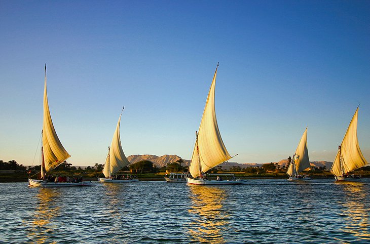 Sunset Felucca ride with banana island