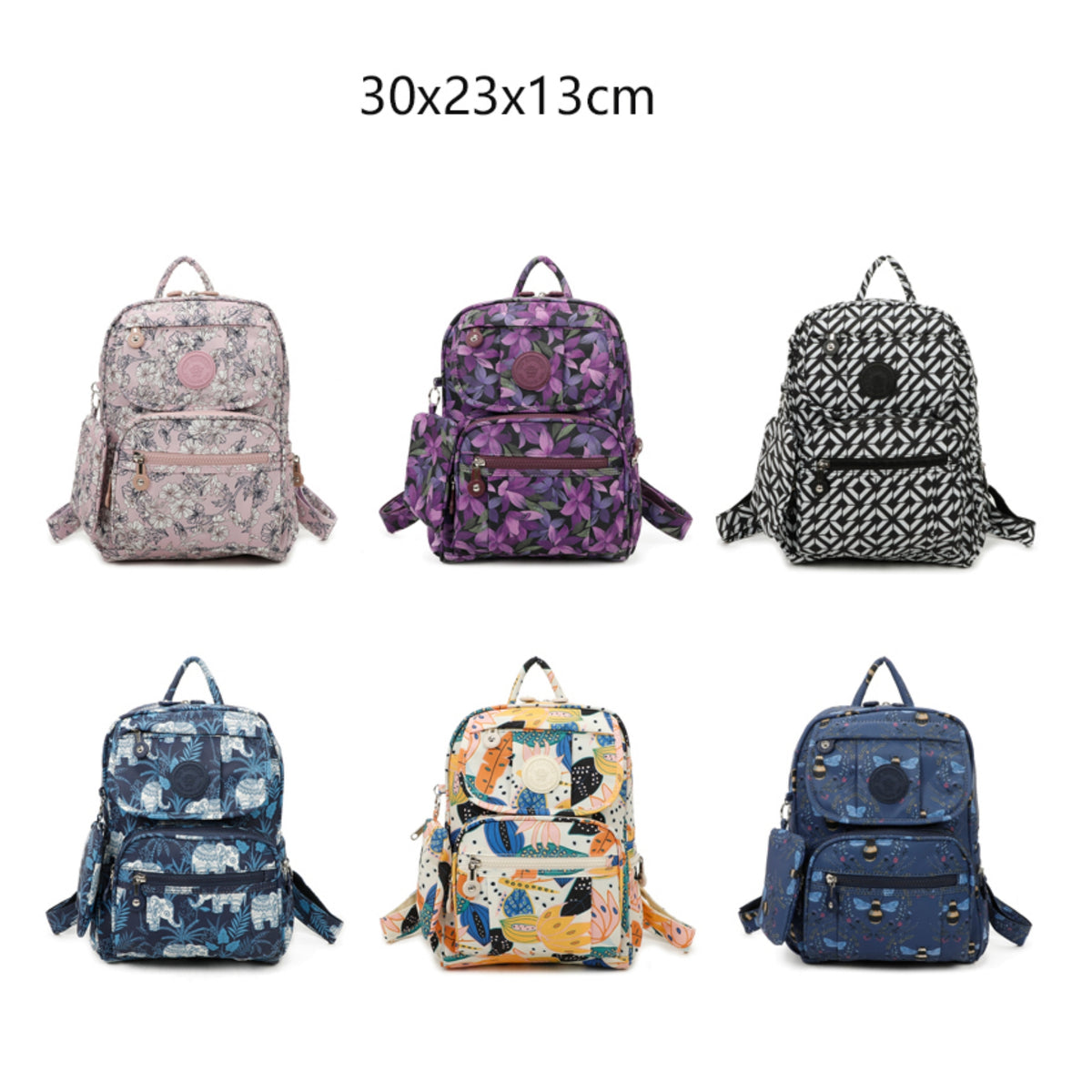D-306 Backpack with Pockets - Maze