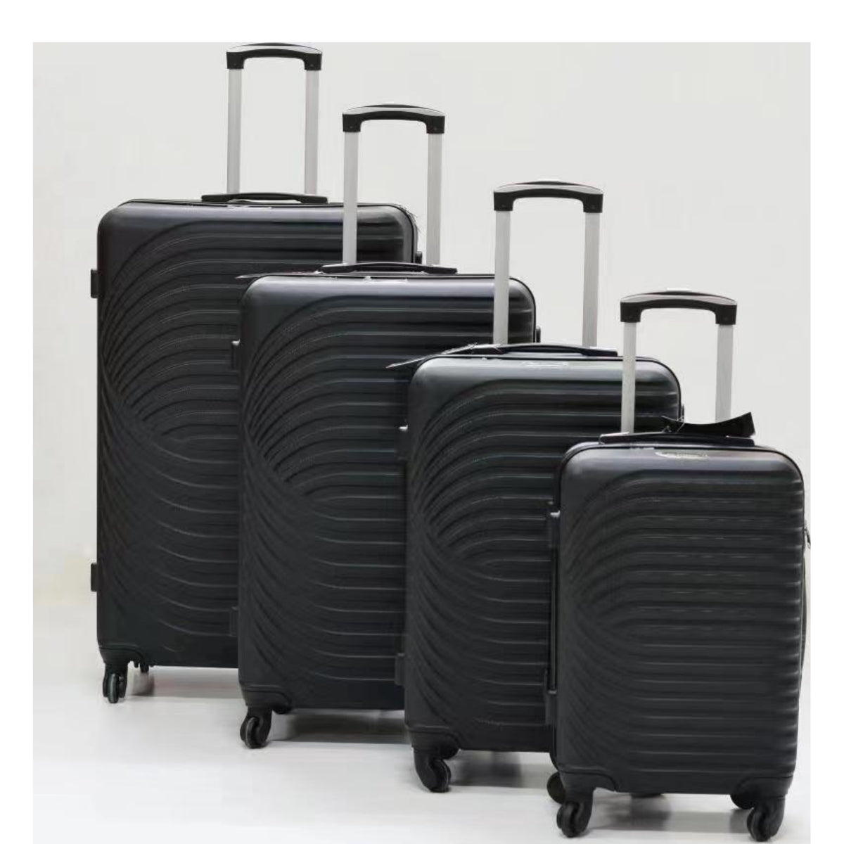 D359 4pcs Hard Shell Rolling Travel Luggage Set