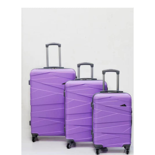 D358 3pcs Hard Shell Rolling Travel Luggage Set