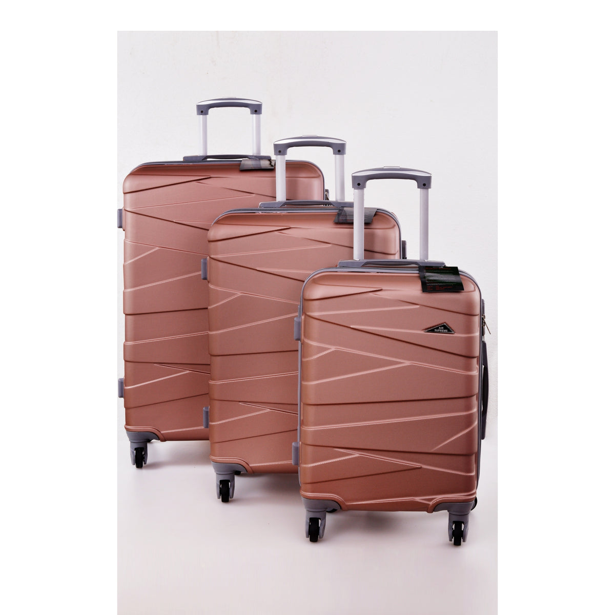 D358 3pcs Hard Shell Rolling Travel Luggage Set