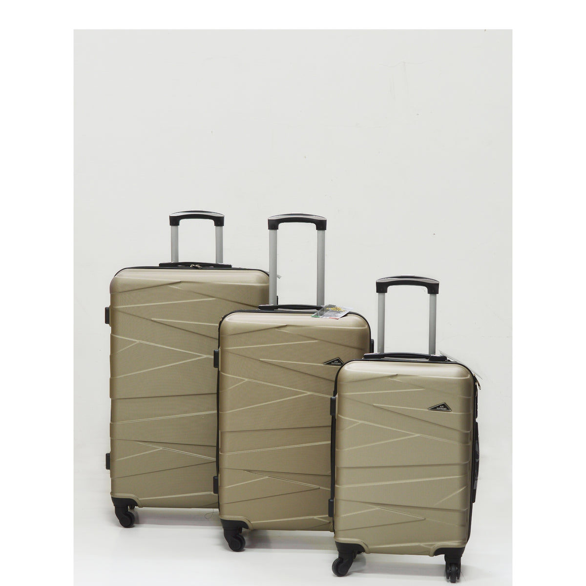 D358 3pcs Hard Shell Rolling Travel Luggage Set