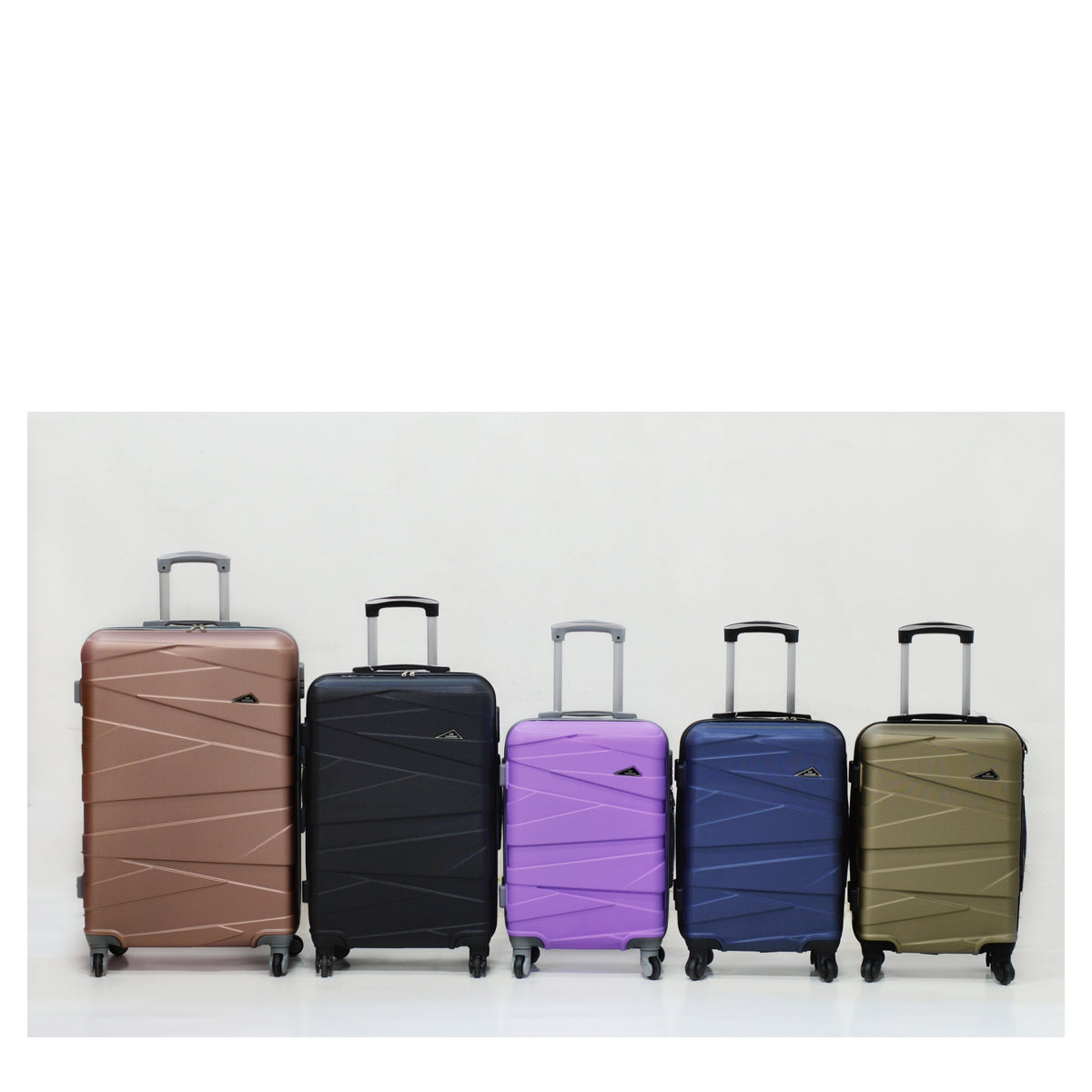 D358 3pcs Hard Shell Rolling Travel Luggage Set