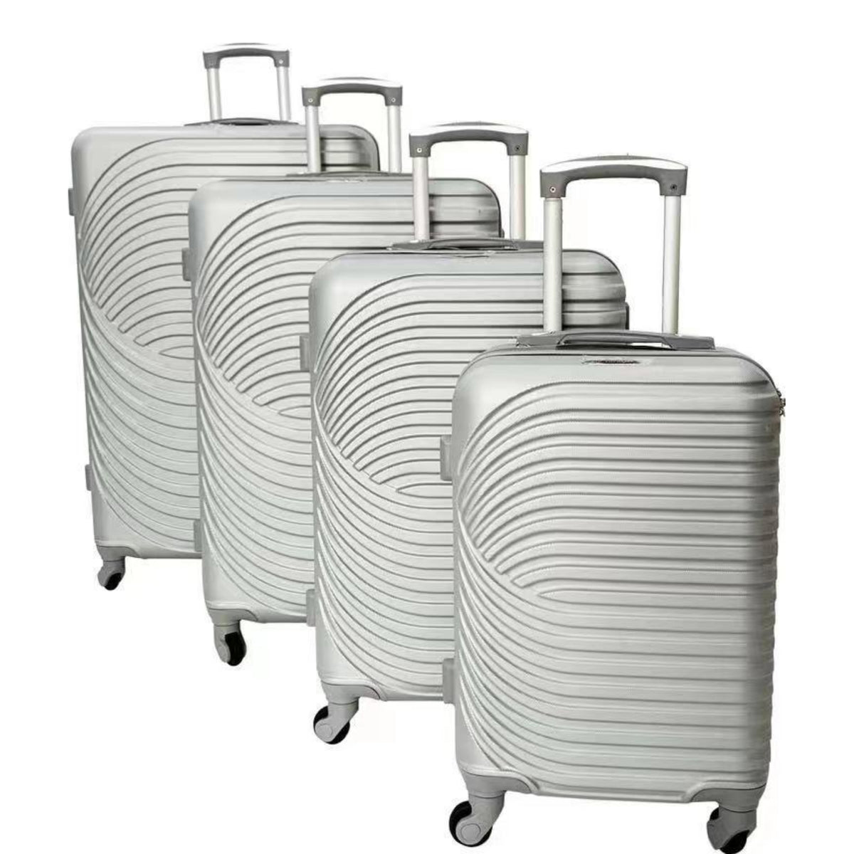 D359 4pcs Hard Shell Rolling Travel Luggage Set