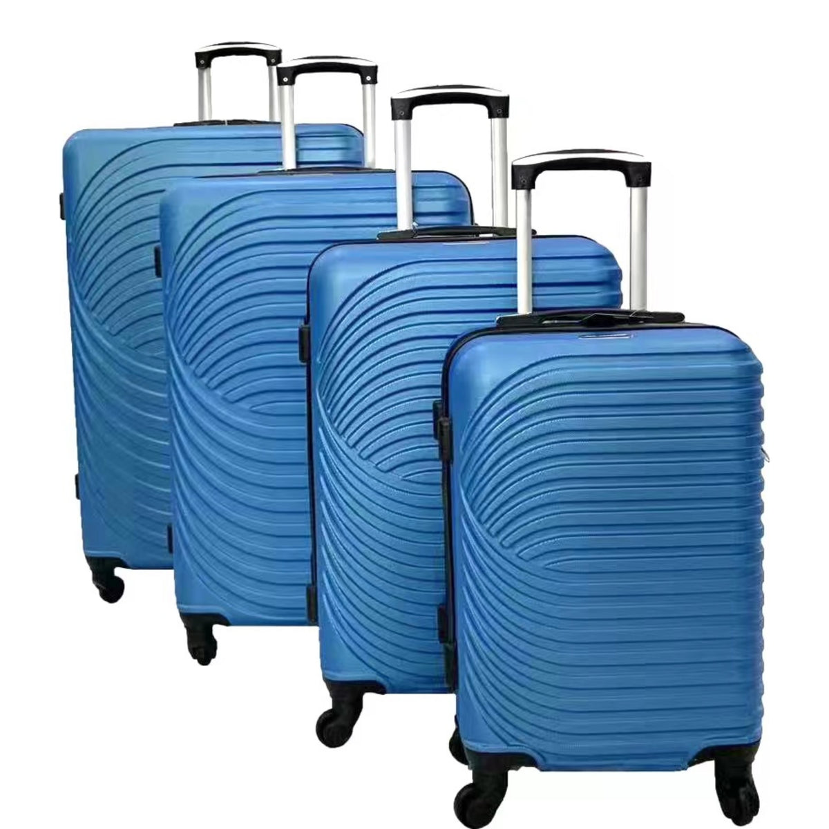 D359 4pcs Hard Shell Rolling Travel Luggage Set