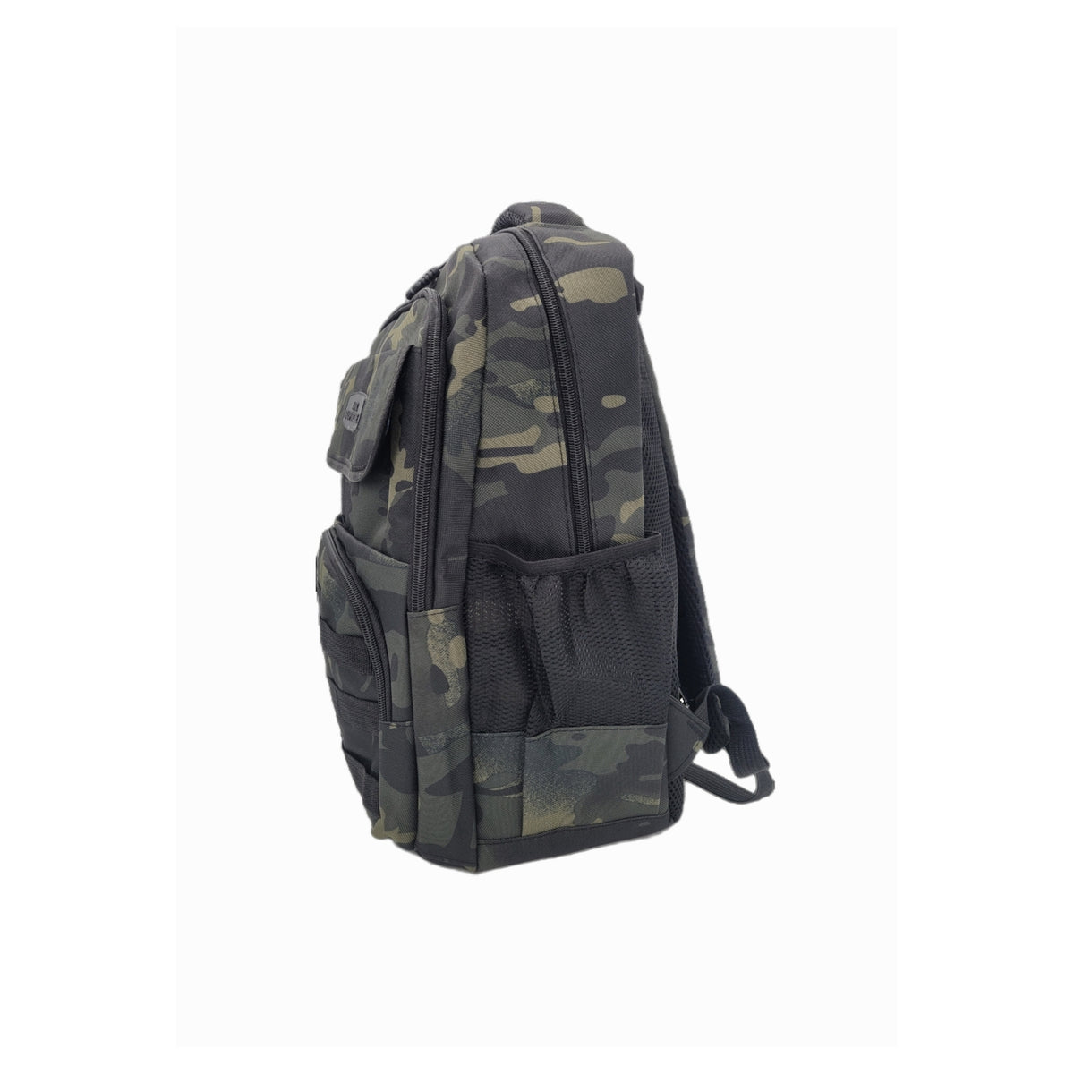 D-357 Pixel Grids Camouflage Travel Backpack - Dark
