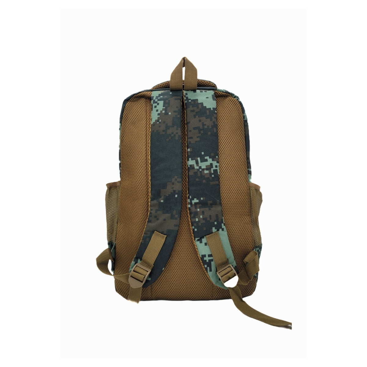D-357 Pixel Grids Camouflage Travel Backpack - Pink